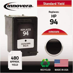 innovera - Black Inkjet Printer Cartridge - Use with HP Deskjet 460c, 5740, 6520, 6540, 6620, 6830, 6840 9800, Officejet H470, 6210, 7210, 7310, 7410, HP Photosmart 2610, 2710, 7850, 8150, B8350, 8450, PSC 1600, 1610, 2350, 2355 - USA Tool & Supply