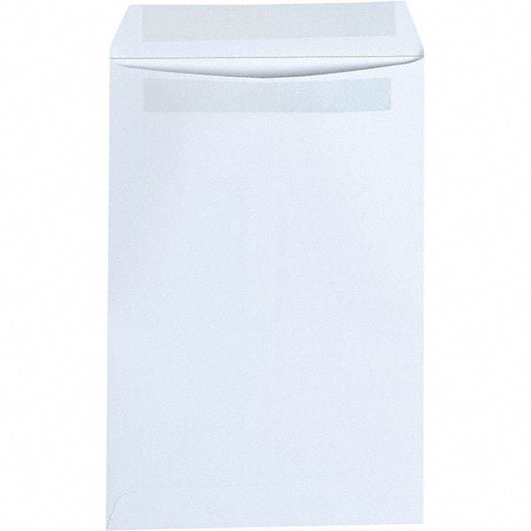 Universal One - 2-1/4" Long x 6.38" Wide Self Seal White Catalog Envelope - White - USA Tool & Supply