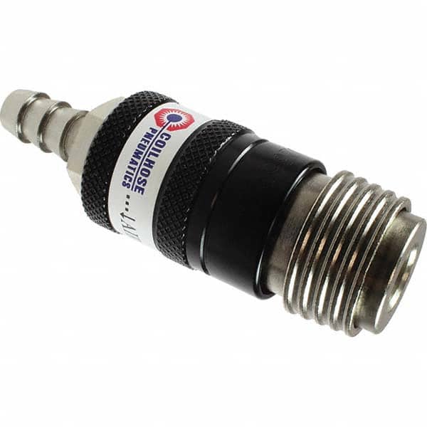 Coilhose Pneumatics - Pneumatic Hose Fittings & Couplings Type: Safety Coupler Thread Size: 1/4 - USA Tool & Supply