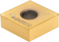 Sumitomo - 2NC-CNGA432 NONE Grade BNC2010 PCBN Turning Insert - 80° Diamond, 1/2" Inscr Circle, 3/16" Thick, 1/32" Corner Radius - USA Tool & Supply