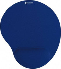 innovera - 8-7/8" x 10-3/8" x 1" Blue Mouse Pad - Use with Mouse - USA Tool & Supply