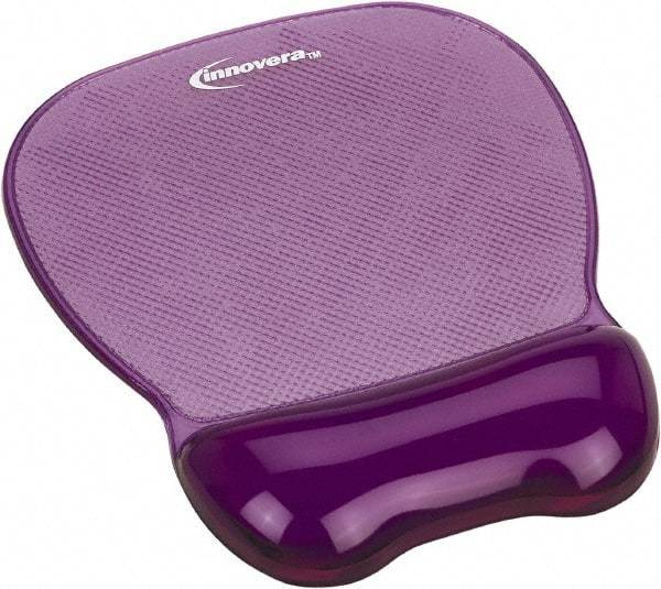 innovera - 9-5/8" x 8-1/4" x 1-1/8" Purple Mouse Pad - Use with Mouse - USA Tool & Supply