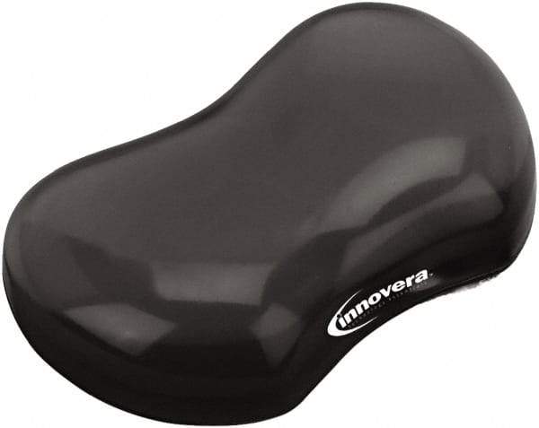 innovera - 3-1/8" x 4-3/4" x 1" Black Wrist Rest - Use with Mouse - USA Tool & Supply