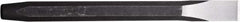 Paramount - 12" OAL x 1/2" Blade Width Cold Chisel - 1/2" Tip, 7/16" Stock, Steel Handle - USA Tool & Supply