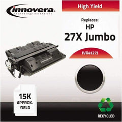 innovera - Black Toner Cartridge - Use with HP LaserJet 4000, 4000N, 4000SE, 4000T, 4000TN, 4050, 4050N, 4050SE, 4050T, 4050TN - USA Tool & Supply