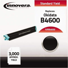 innovera - Black Toner Cartridge - Use with Oki B440, B440N, B4600, B4600N - USA Tool & Supply