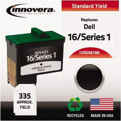 innovera - Black Inkjet Printer Cartridge - Use with Dell 720, A920MFP ( 1) - USA Tool & Supply