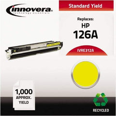 innovera - Yellow Toner Cartridge - Use with HP Color LaserJet CP1020, CP1025NW, LaserJet Pro 100 Color MFP M175A, M175NW, LaserJet Pro 200 Color MFP M275NW - USA Tool & Supply