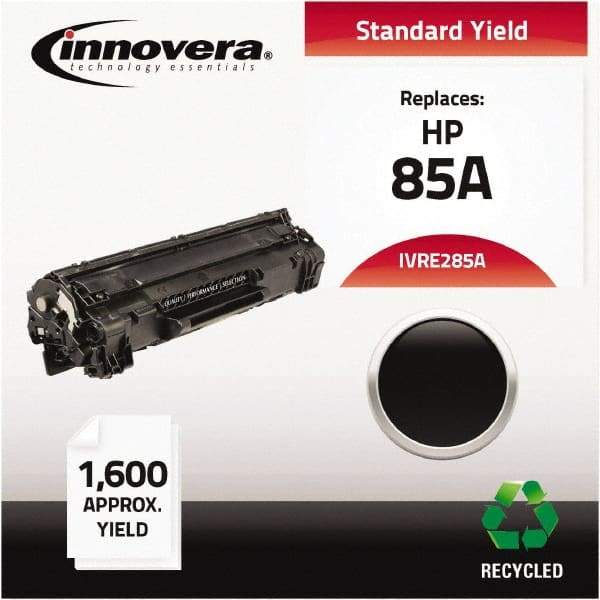 innovera - Black Toner Cartridge - Use with HP LaserJet Pro M1130, M1132MFP, M1134MFP, M1136MFP, M1137, M1138, M1139, M1210, M1212NF - USA Tool & Supply