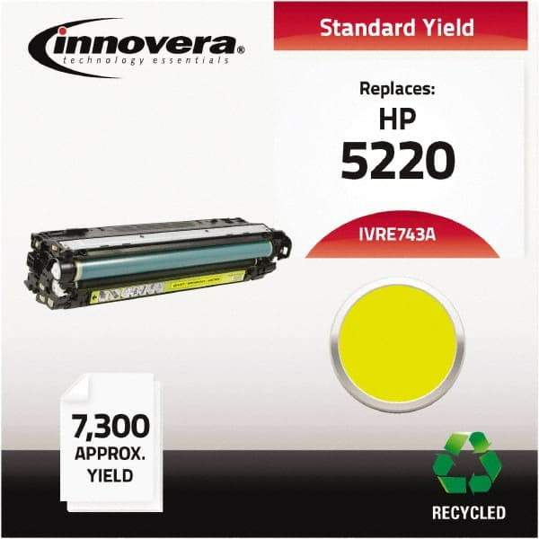 innovera - Yellow Toner Cartridge - Use with HP Color LaserJet CP5220, CP5225 - USA Tool & Supply