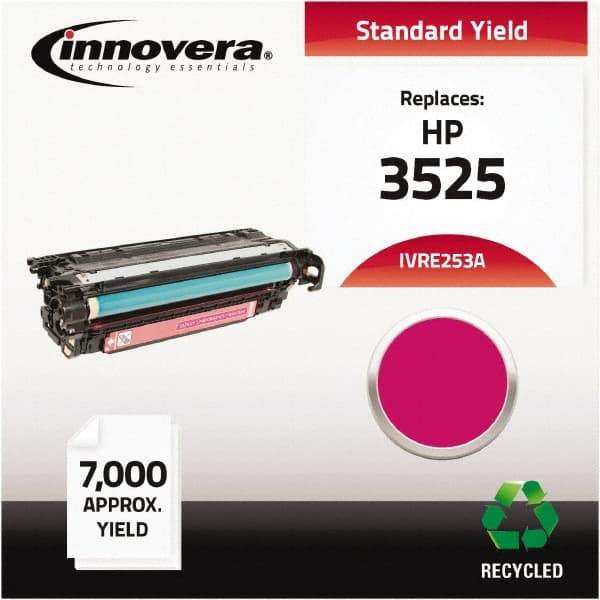 innovera - Magenta Toner Cartridge - Use with HP Color LaserJet CM3530 MFP, CM3530FS MFP, CP3525DN, CP3525N, CP3525X - USA Tool & Supply