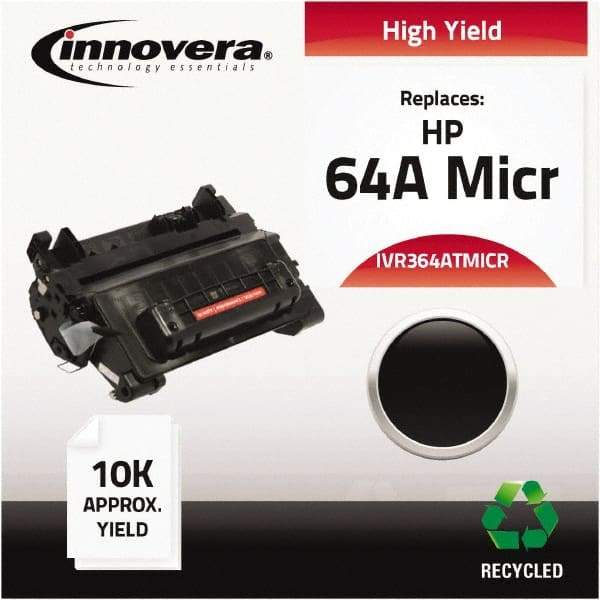 innovera - Black MICR Toner - Use with HP LaserJet 4014, 4015, 4515 - USA Tool & Supply
