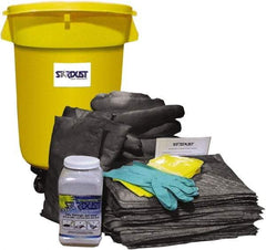 Stardust Spill Products - Spill Clean-Up System Accessory Kit Spill Kit - 32 Gal Mobile Spill Cart - USA Tool & Supply