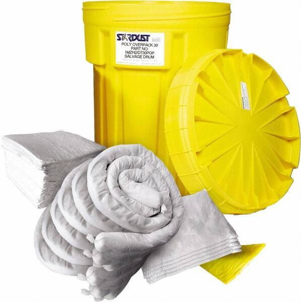 Stardust Spill Products - Spill Clean-Up System Accessory Kit Spill Kit - 20 Gal Mobile Spill Cart - USA Tool & Supply