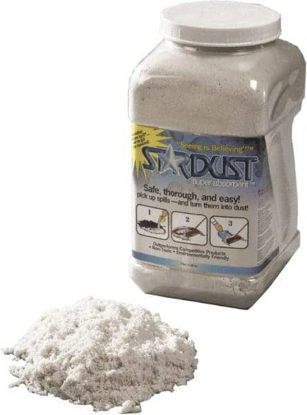 Stardust Spill Products - 3 Lb Jug Amorphous Alumina Silicate Granular Absorbent - Universal Use - USA Tool & Supply