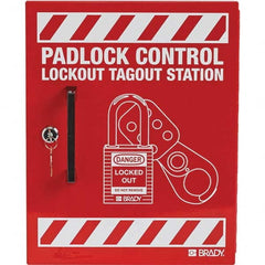 Brady - Empty Steel Padlock Station - USA Tool & Supply