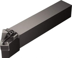 Sandvik Coromant - DSSNR/L..-2, Right Hand Cut, 45° Lead Angle, 25mm Shank Height x 25mm Shank Width, Negative Rake Indexable Turning Toolholder - 158.32mm OAL, SNGQ 12 07 08, SNGQ 452 Insert Compatibility, Series T-Max P - USA Tool & Supply