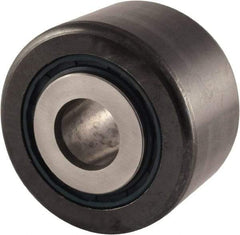 RBC Bearings - 5/8" Bore, 2-1/4" Roller Diam x 1-1/4" Roller Width, Carbon Steel Sealed Yoke Cam Follower - 12,400 Lb Dynamic Load Capacity, 1-5/16" Overall Width - USA Tool & Supply