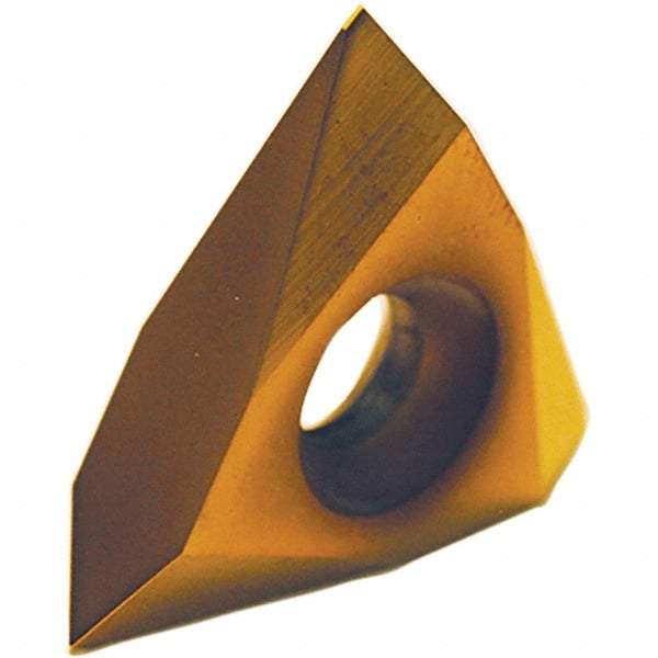 Tool-Flo - TNMA44 API Buttress Grade GP50D Edge Threading Insert - AlTiN Finish, 5/8" Inscribed Circle, Neutral Cut - USA Tool & Supply