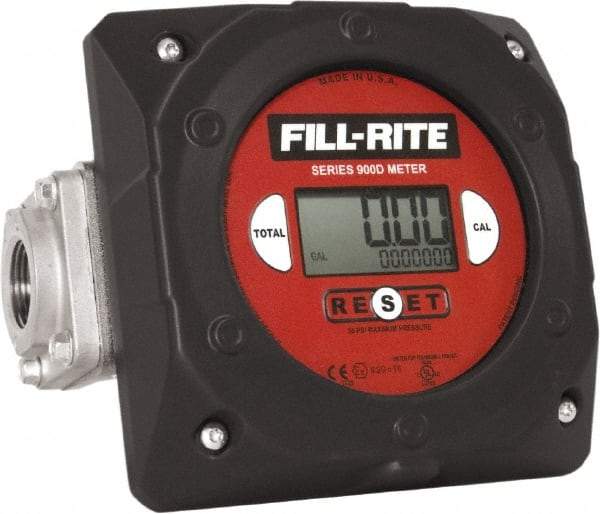 Tuthill - 1" Digital Fuel Meter Repair Part - For Use with Pump - FR1210G, FR1210GA, FR2410G, SD1202G, FR610G, FR700V, FR700VN, FR152, FR112 - USA Tool & Supply