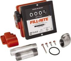 Tuthill - 1" Mechanical Fuel Meter Repair Part - Contains 4 Digit (Gal) Meter, For Use with Pump - FR4210G, FR4410G, FR4204G, FR4210GB, FR4210BGFQ - USA Tool & Supply