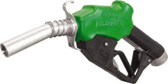 Tuthill - 30 GPM, Gasoline, Kerosene & Diesel Fuel 1" Auto Nozzle with Hook - 1" Inlet, 1" Outlet - USA Tool & Supply