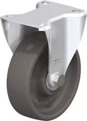 Blickle - 5" Diam x 1-9/16" Wide x 5-7/8" OAH Top Plate Mount Rigid Caster - Heat-Resistant Nylon, 770 Lb Capacity, Ball Bearing, 3-15/16 x 3-3/8" Plate - USA Tool & Supply