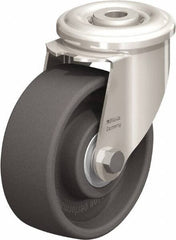 Blickle - 4" Diam x 1-1/2" Wide x 4-59/64" OAH Hollow Kingpin Mount Swivel Caster - Heat-Resistant Nylon, 330 Lb Capacity, Ball Bearing, Hollow Kingpin Stem - USA Tool & Supply