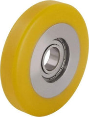 Blickle - 5 Inch Diameter x 63/64 Inch Wide, Polyurethane-Elastomer Blickle Extrathane Caster Wheel - 605 Lb. Capacity, 13/16 Inch Axle Diameter, Ball Bearing - USA Tool & Supply