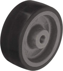 Blickle - 4 Inch Diameter x 1-37/64 Inch Wide, Heat-Resistant Silicone Rubber Caster Wheel - 220 Lb. Capacity, 1/2 Inch Axle Diameter, Plain Bore Bearing - USA Tool & Supply