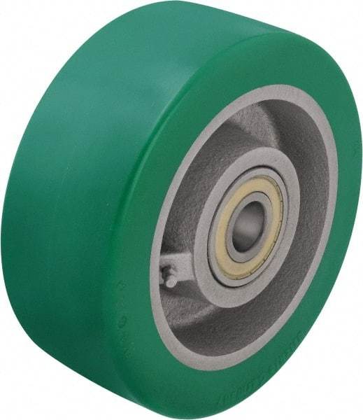 Blickle - 12 Inch Diameter x 3-9/64 Inch Wide, Polyurethane-Elastomer Blickle Softhane Caster Wheel - 3,960 Lb. Capacity, 1-3/16 Inch Axle Diameter, Ball Bearing - USA Tool & Supply