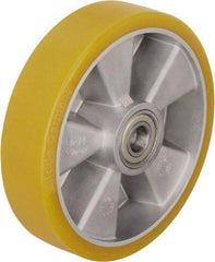 Blickle - 7 Inch Diameter x 1-31/32 Inch Wide, Polyurethane-Elastomer Blickle Extrathane Caster Wheel - 1,320 Lb. Capacity, 25/32 Inch Axle Diameter, Ball Bearing - USA Tool & Supply