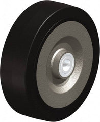 Blickle - 10 Inch Diameter x 3-9/64 Inch Wide, Solid Rubber Caster Wheel - 2,200 Lb. Capacity, 1 Inch Axle Diameter, Ball Bearing - USA Tool & Supply