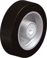 Blickle - 5 Inch Diameter x 1-37/64 Inch Wide, Solid Rubber Caster Wheel - 550 Lb. Capacity, 19/32 Inch Axle Diameter, Ball Bearing - USA Tool & Supply
