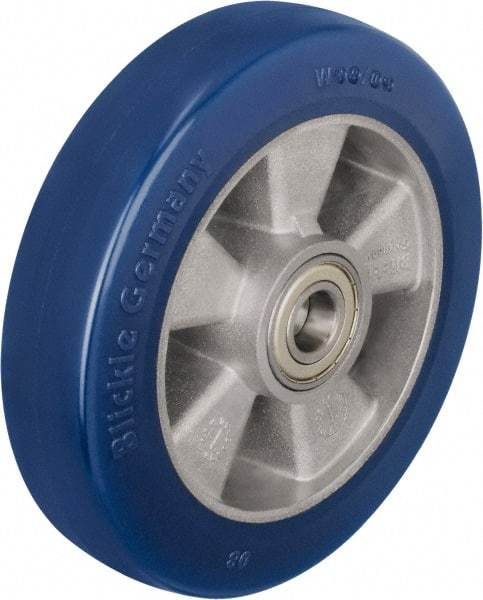 Blickle - 5 Inch Diameter x 2-1/8 Inch Wide, Polyurethane-Elastomer Blickle Besthane Caster Wheel - 990 Lb. Capacity, 25/32 Inch Axle Diameter, Ball Bearing - USA Tool & Supply