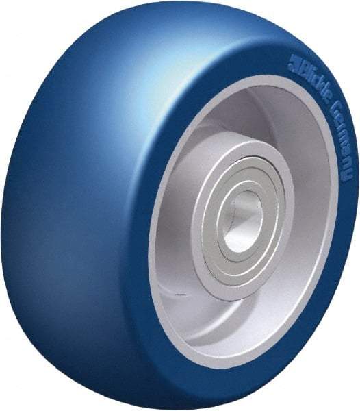 Blickle - 4 Inch Diameter x 1-37/64 Inch Wide, Polyurethane-Elastomer Blickle Besthane Caster Wheel - 660 Lb. Capacity, 19/32 Inch Axle Diameter, Ball Bearing - USA Tool & Supply