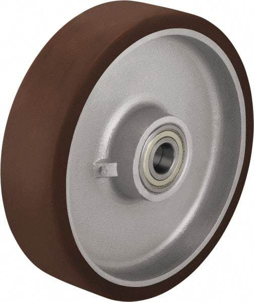 Blickle - 12 Inch Diameter x 3-9/64 Inch Wide, Polyurethane-Elastomer Blickle Besthane Caster Wheel - 5,280 Lb. Capacity, 1-3/16 Inch Axle Diameter, Ball Bearing - USA Tool & Supply