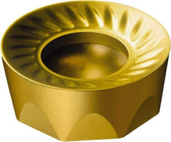 Sandvik Coromant - RCKT2006M0 PM Grade S40T Carbide Milling Insert - TiCN/Al2O3/TiN Finish, 6.35mm Thick, 20mm Inscribed Circle, 10mm Corner Radius - USA Tool & Supply