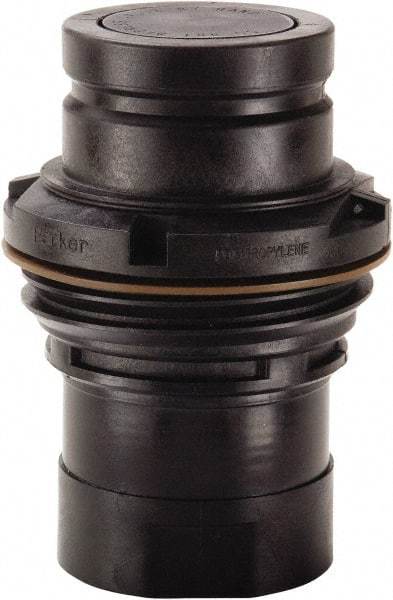 Parker - 1" Nominal Flow, 1 Thread, Nonspill Quick Disconnect Coupling - 60 Max psi, 40 to 140°F, Polypropylene Coupling, Fluorocarbon O-Ring - USA Tool & Supply