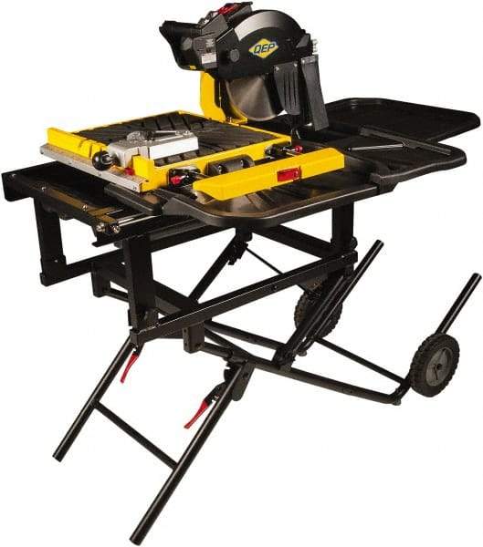 QEP - 15 Amps, 10" Blade Diam, 4,500 RPM, Electric Circular Saw - 120 Volts, 2.5 hp, 5/8" Arbor Hole, Right Blade - USA Tool & Supply