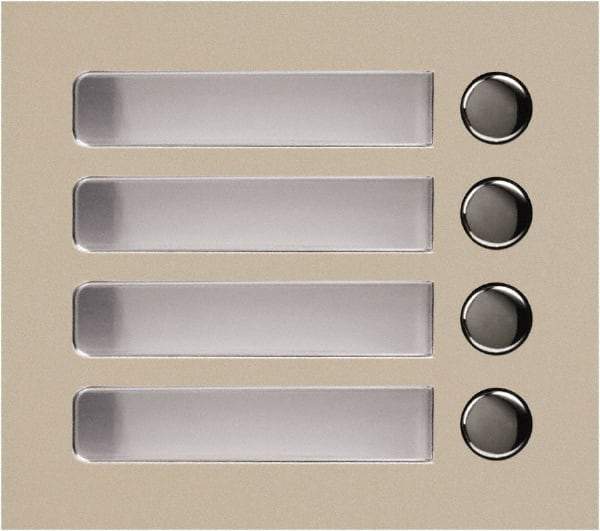 Aiphone - Public Address & Intercom Accessories Type: Four Call Button Panel For Use With: GF and GT Series - USA Tool & Supply