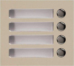 Aiphone - Public Address & Intercom Accessories Type: Four Call Button Panel For Use With: GF and GT Series - USA Tool & Supply