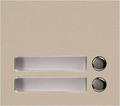 Aiphone - Public Address & Intercom Accessories Type: Two Call Button Panel For Use With: GF and GT Series - USA Tool & Supply