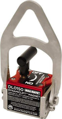 Mag-Mate - 150 Lb Load Capacity, Magnetic Lifter - 9" High x 5" Wide, 2 Poles - USA Tool & Supply