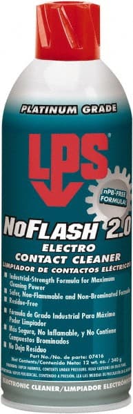 LPS - 12 Ounce Aerosol Contact Cleaner - USA Tool & Supply