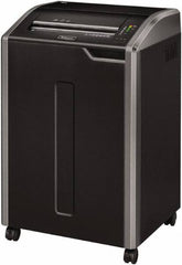 FELLOWES - 5/32 x 1-3/8" Strip, 30 Sheet Cross Cut Automatic Shredder - 20" Long x 25" Wide x 37-1/4" High, Level 4 Security, 35 Gal Wastebasket - USA Tool & Supply