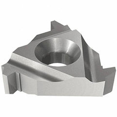 Iscar - 22IR Internal Right Hand SAGE Laydown Threading Insert - Grade IC908, TiAlN Coated Carbide, 12.7mm Inscribed Circle - USA Tool & Supply