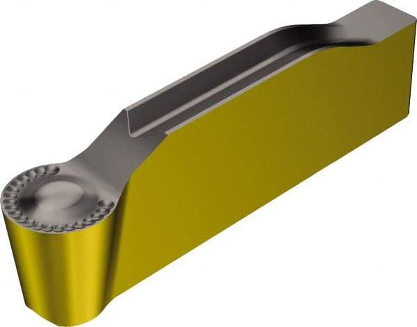 Sandvik Coromant - 0400N123 Grade 4325, 4mm Cutting Width Carbide Grooving Insert - 1.8mm Max Depth of Cut, Neutral, 2mm Corner Radius, TiCN/Al2O3/TiN Finish - USA Tool & Supply
