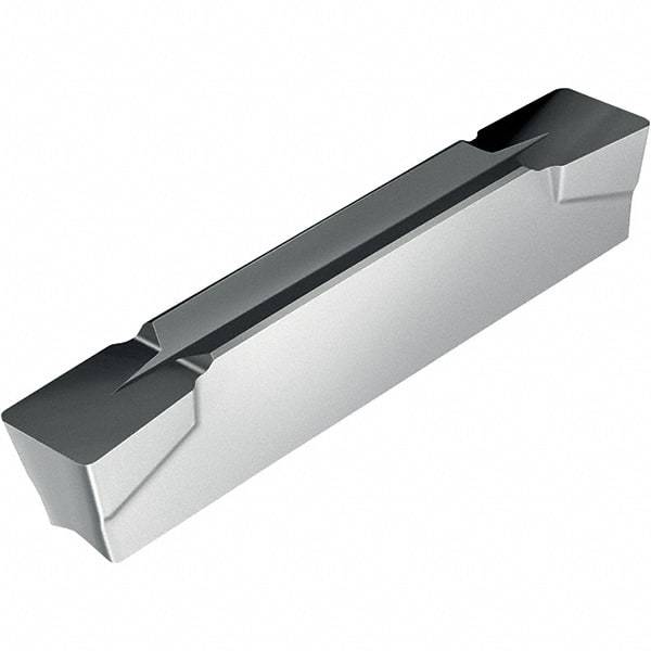 Walter - 2GX16 UA4 Grade WKP33S, 3mm Cutting Width Carbide Grooving Insert - 2mm Max Depth of Cut, Neutral, 0.3mm Corner Radius, Al2O3/TiN Finish - USA Tool & Supply