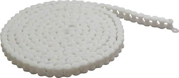 Morse - 1/2" Pitch, ANSI 40, Single Strand Roller Chain - Chain No. 40, 10 Ft. Long, 5/16" Roller Diam, 5/16" Roller Width - USA Tool & Supply